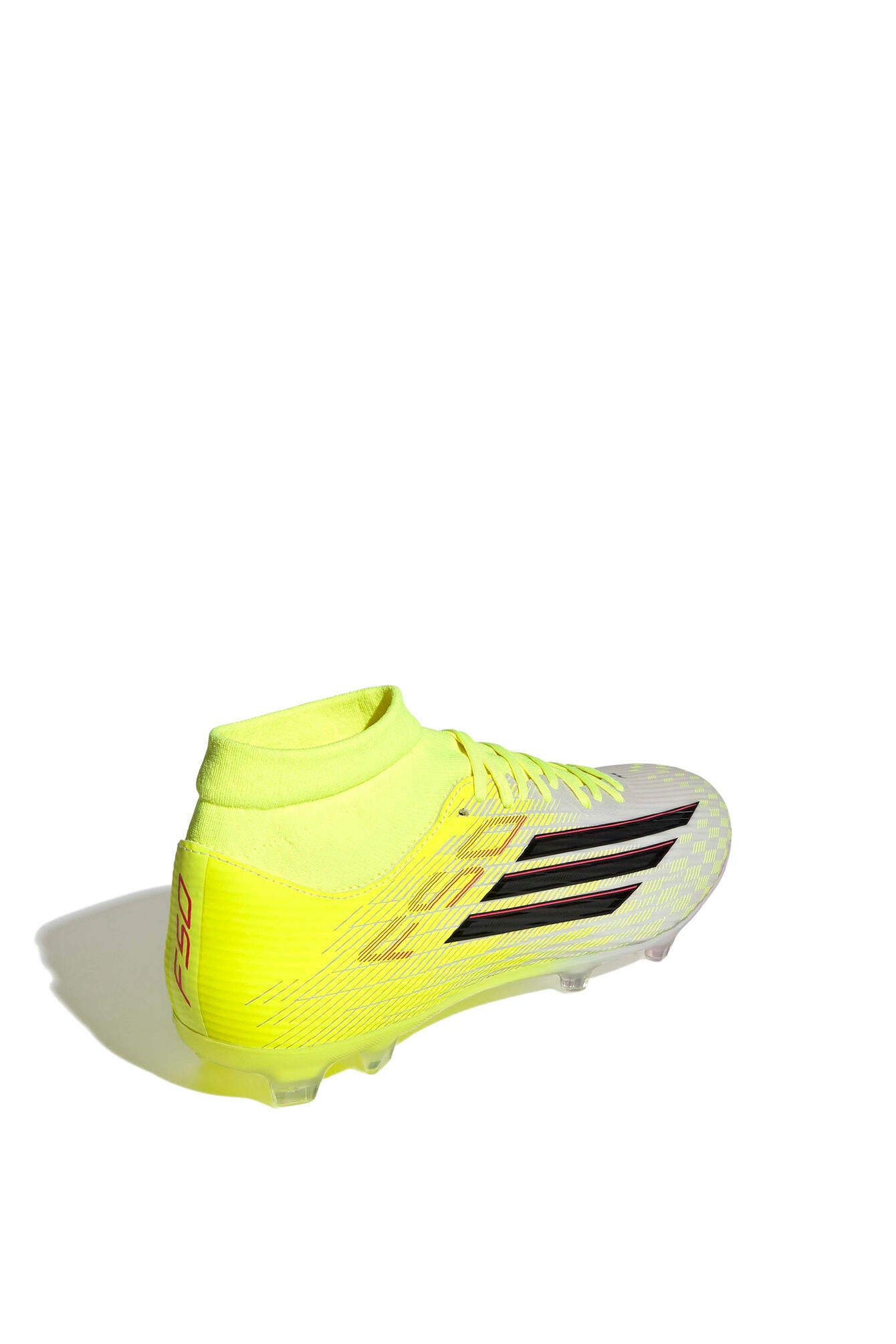 Fußballschuhe  F50 LEAGUE MID FG/MG - TESOYE/CBLACK/LUCRED - Gelb
