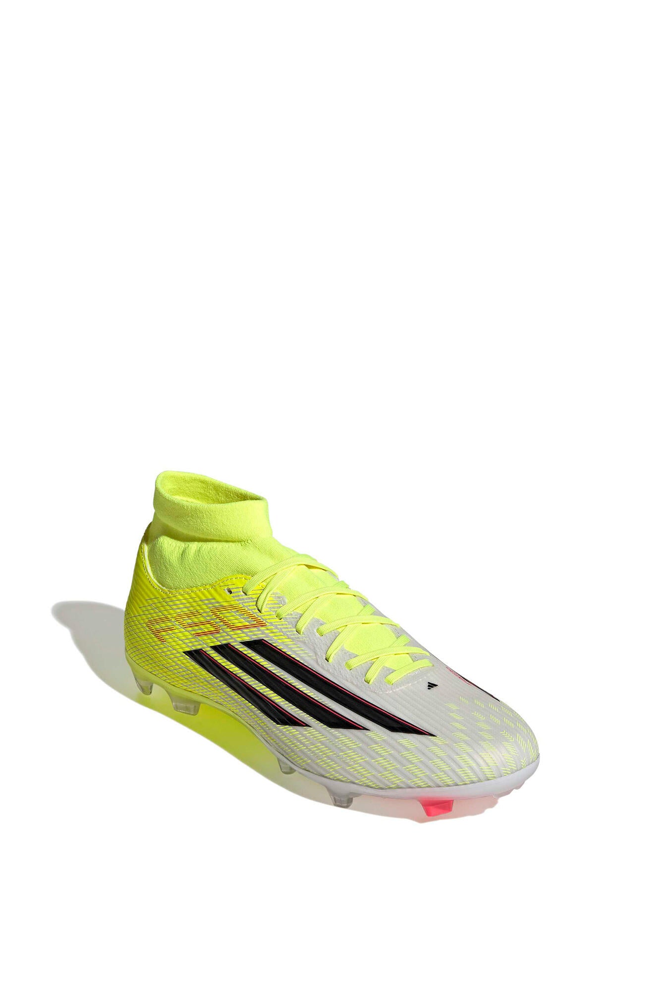 Fußballschuhe  F50 LEAGUE MID FG/MG - TESOYE/CBLACK/LUCRED - Gelb