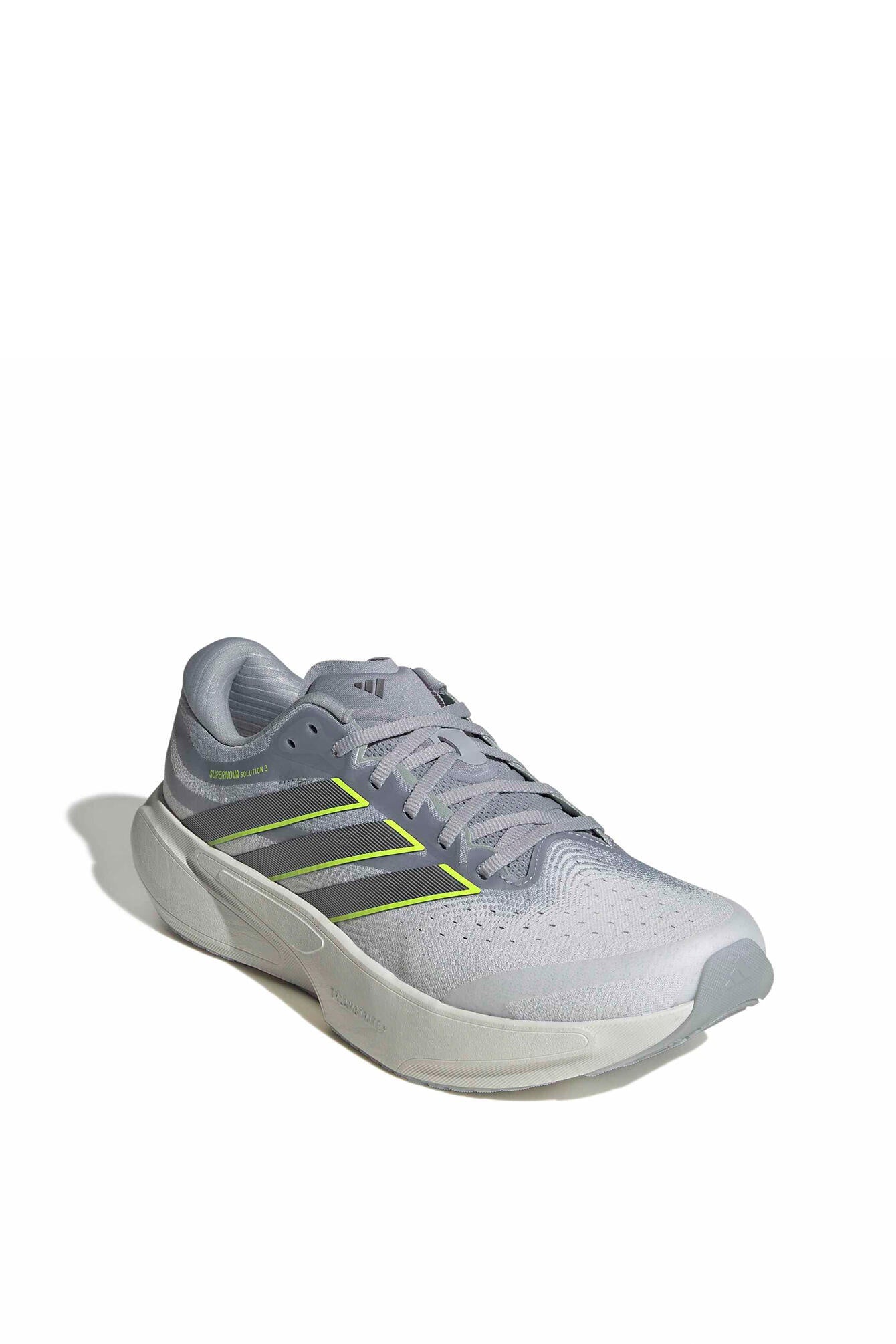 Laufschuhe SUPERNOVA SOLUTION 3 - CRYWHT/IRONMT/SYELLO - Grau