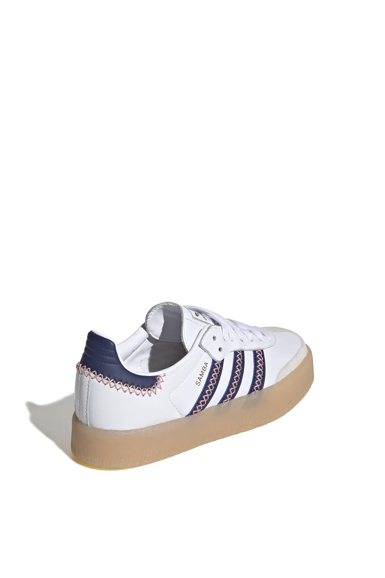 Sneaker SAMBA J - FTWWHT/DKBLUE/GLOPNK - Weiß