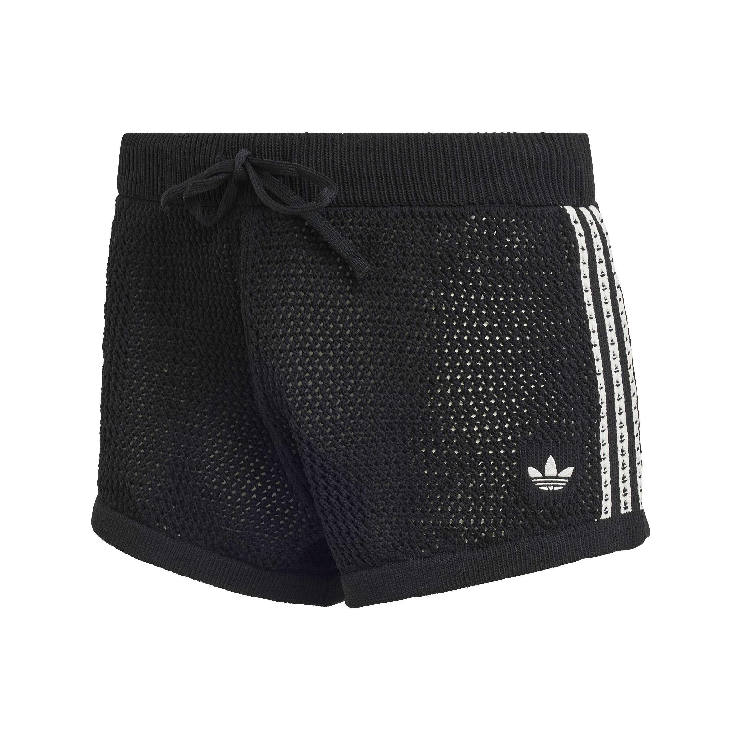 Shorts gehäkelt - BLACK - Schwarz