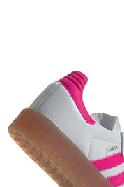 Sneaker SAMBA J - FTWWHT/SHOPNK/GOLDMT - Weiß