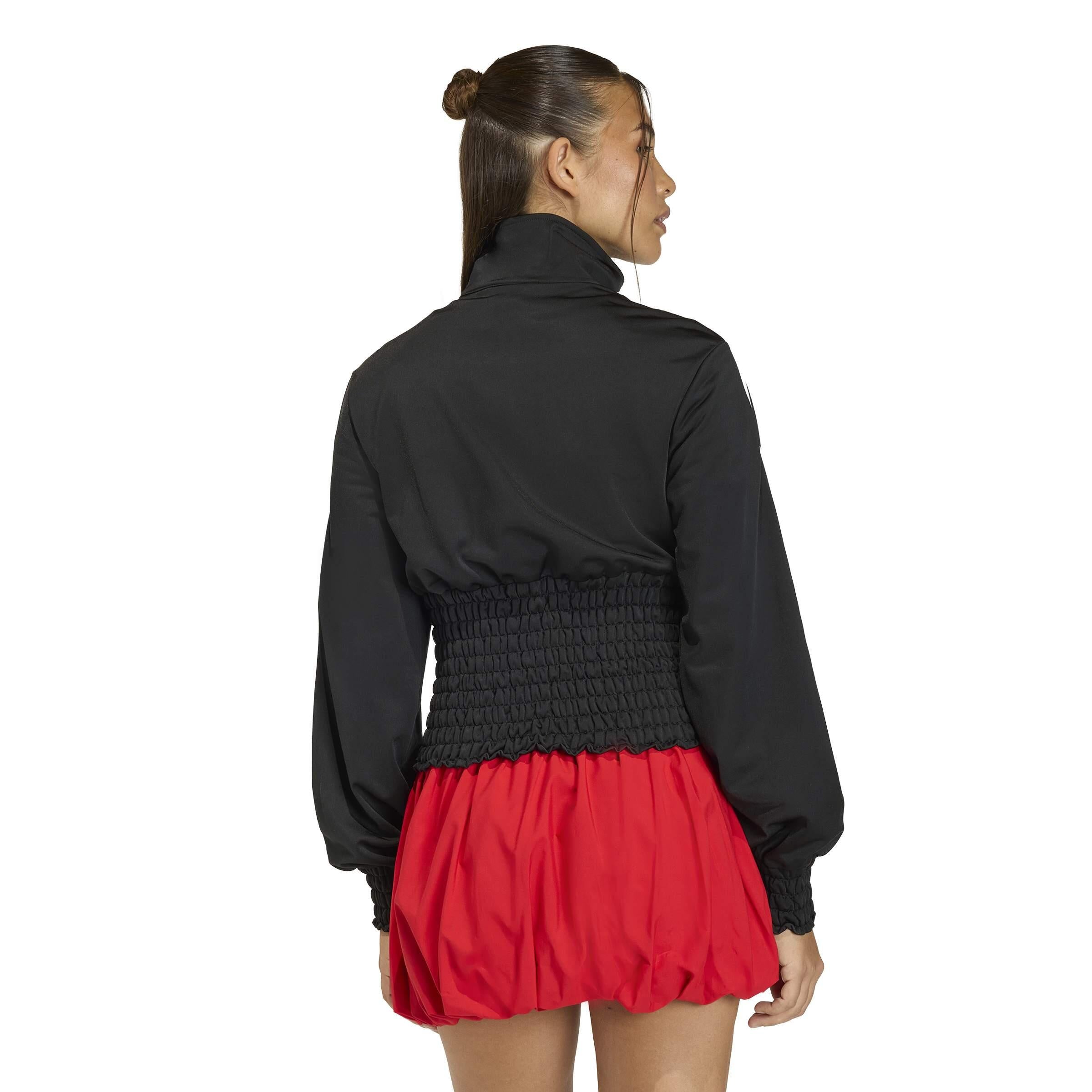 Trainingsjacke SMOCKED - BLACK - Schwarz