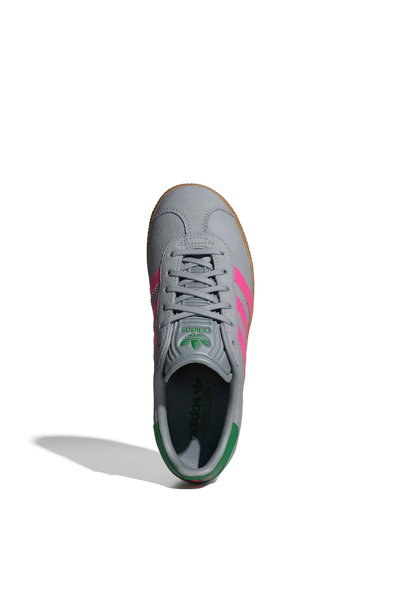 Sneaker GAZELLE J - HALSIL/LUCPNK/GREEN - Grau