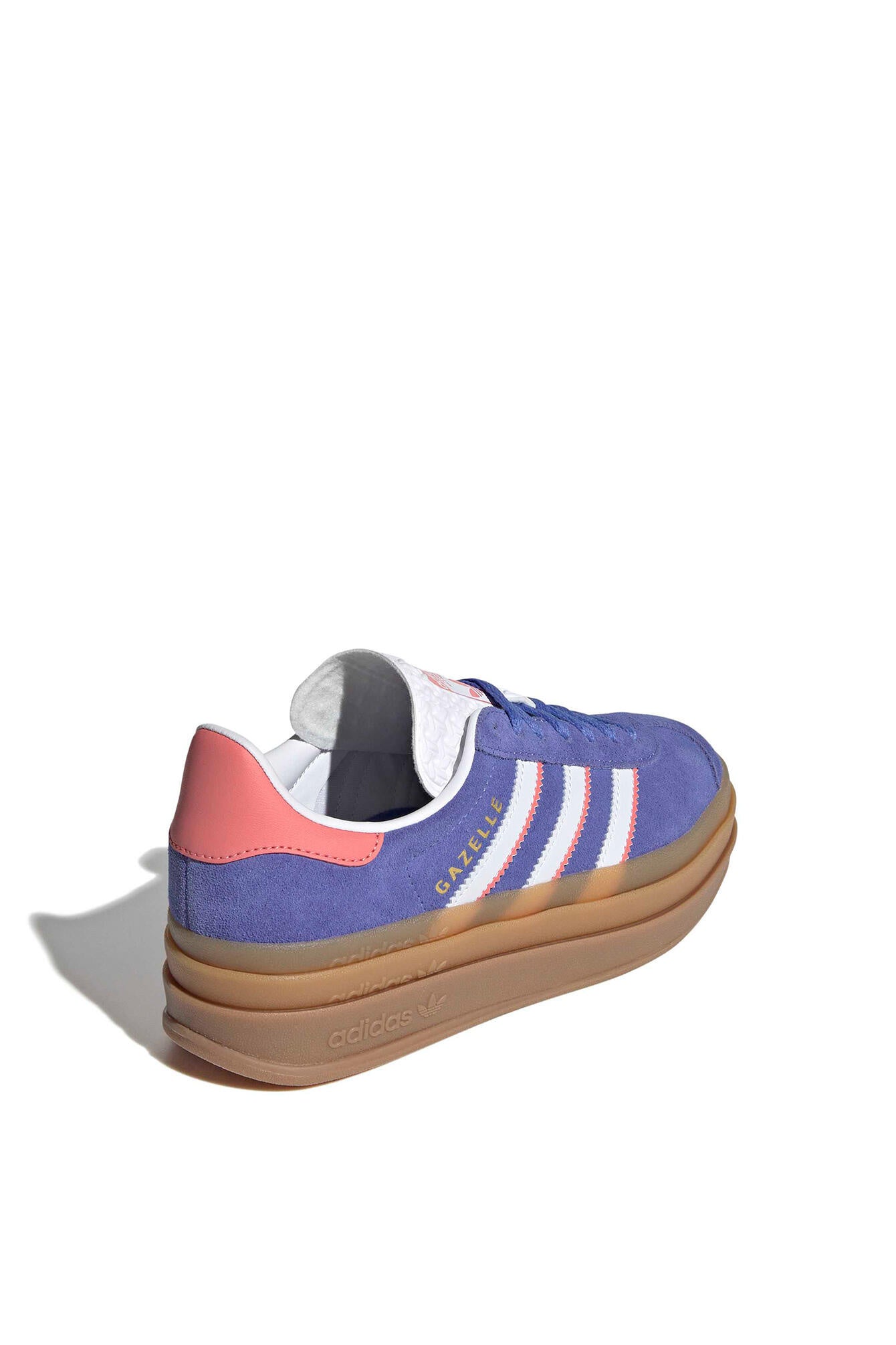 Sneaker GAZELLE BOLD J - REALIL/FTWWHT/GOLDMT - Blau
