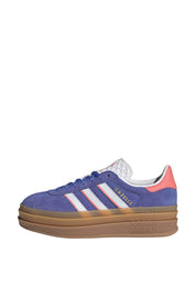 Sneaker GAZELLE BOLD J - REALIL/FTWWHT/GOLDMT - Blau