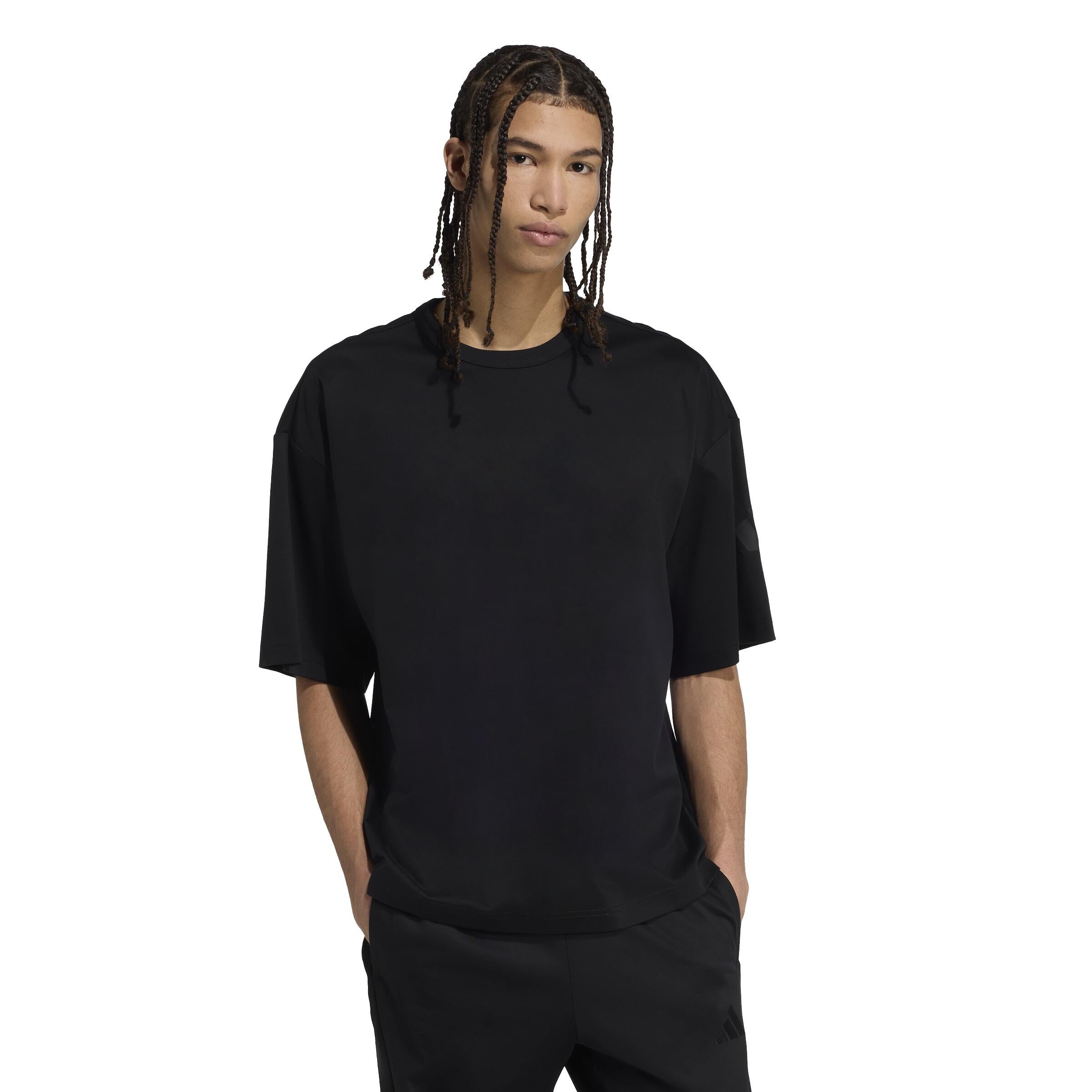 T-Shirt oversized aus Baumwolle - BLACK - Schwarz