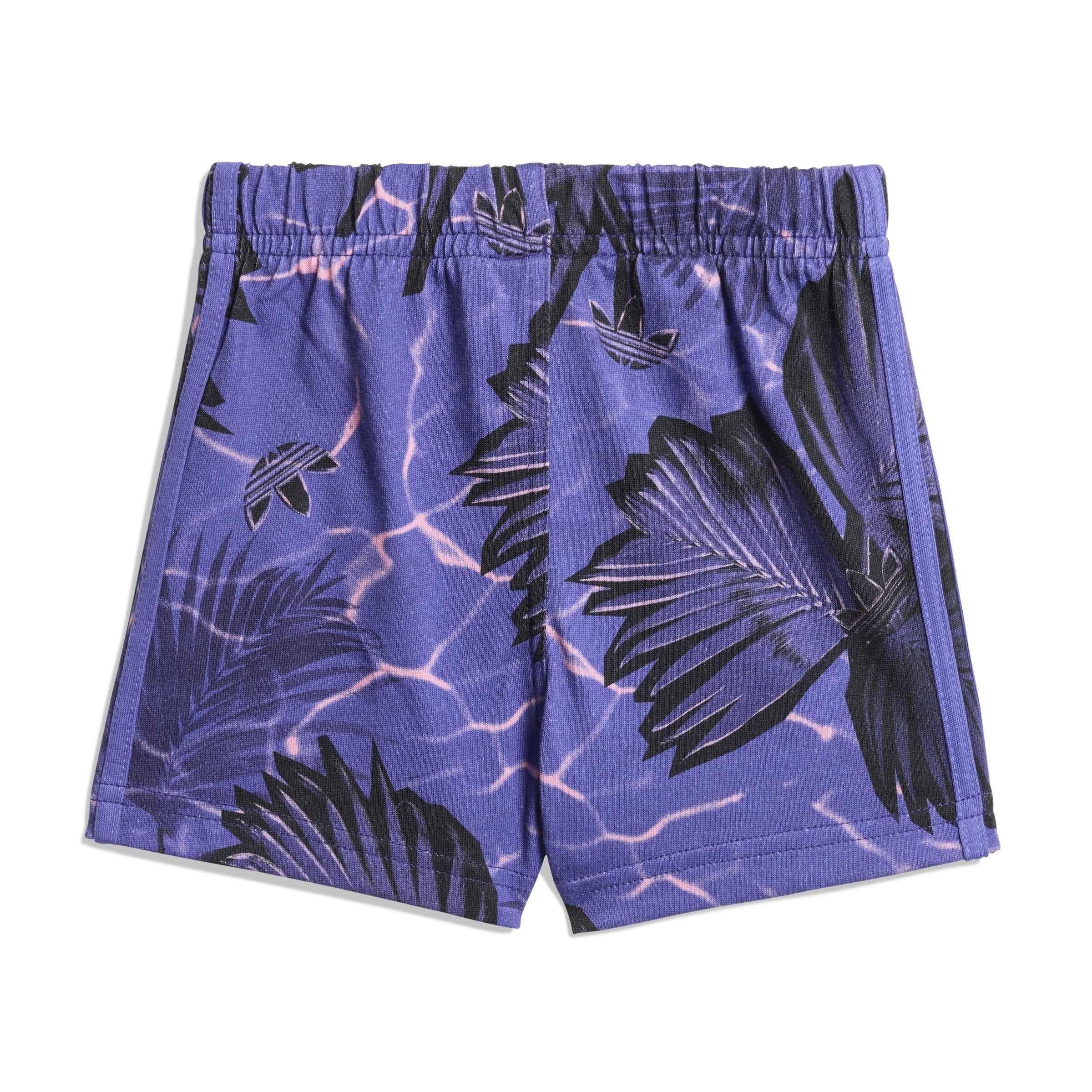 T-Shirt-Shorts-Set aus Baumwolle - PURPLE - Violett