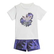 T-Shirt-Shorts-Set aus Baumwolle - PURPLE - Violett