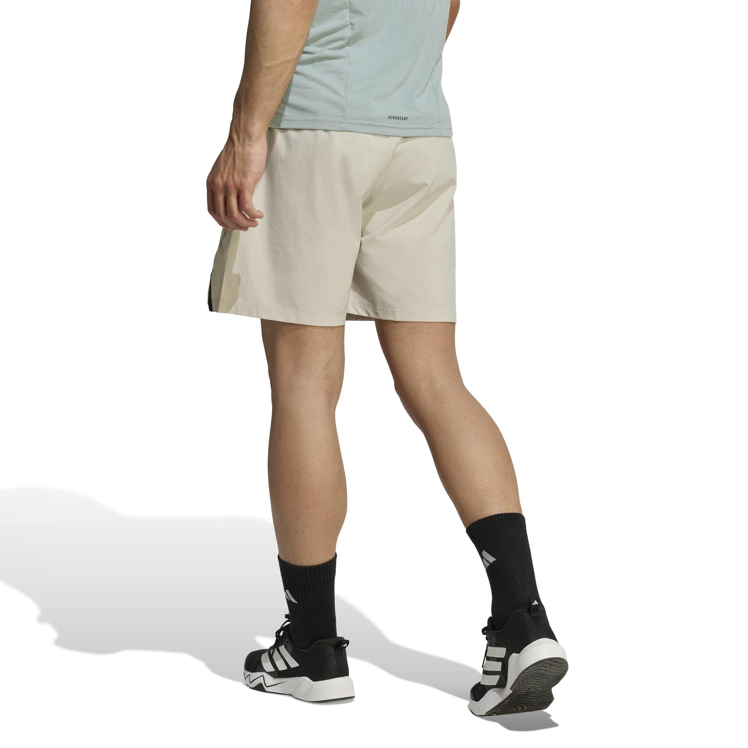 Funktionsshorts Regular Fit - WONALU - Beige
