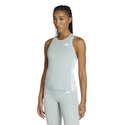 Funktionstanktop mit Climacool - WOSA/WHITE - Grün