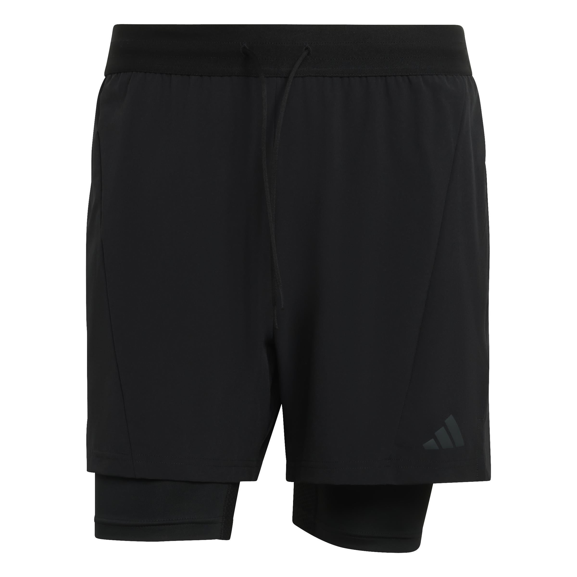 Funktionsshorts D4T 2in1 - BLACK - Schwarz