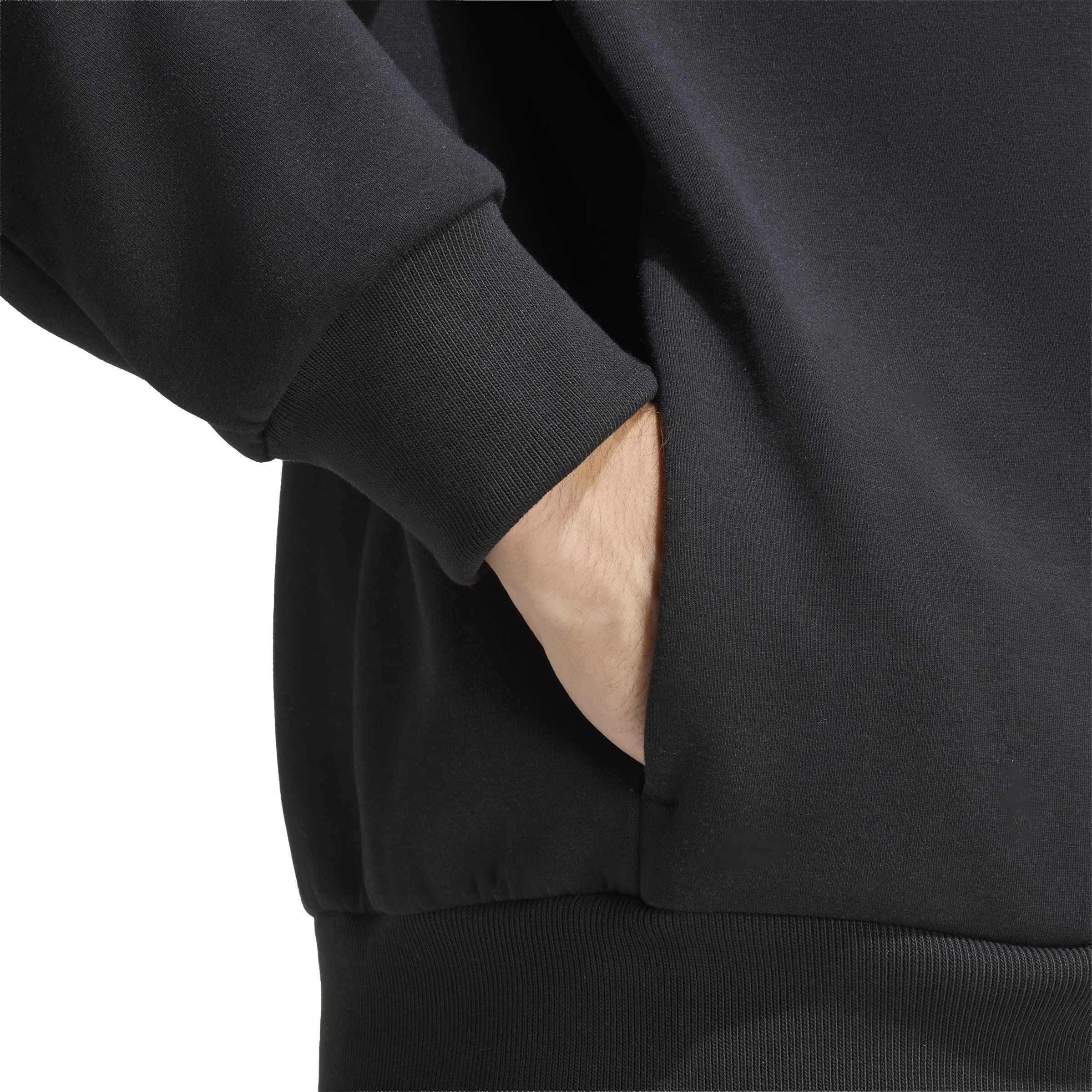 Sweatshirt mit Rollkragen und Cool Touch Material - BLACK - Schwarz