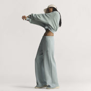 Joggpants SOFT LUX Wide Leg - WOSA - Grün