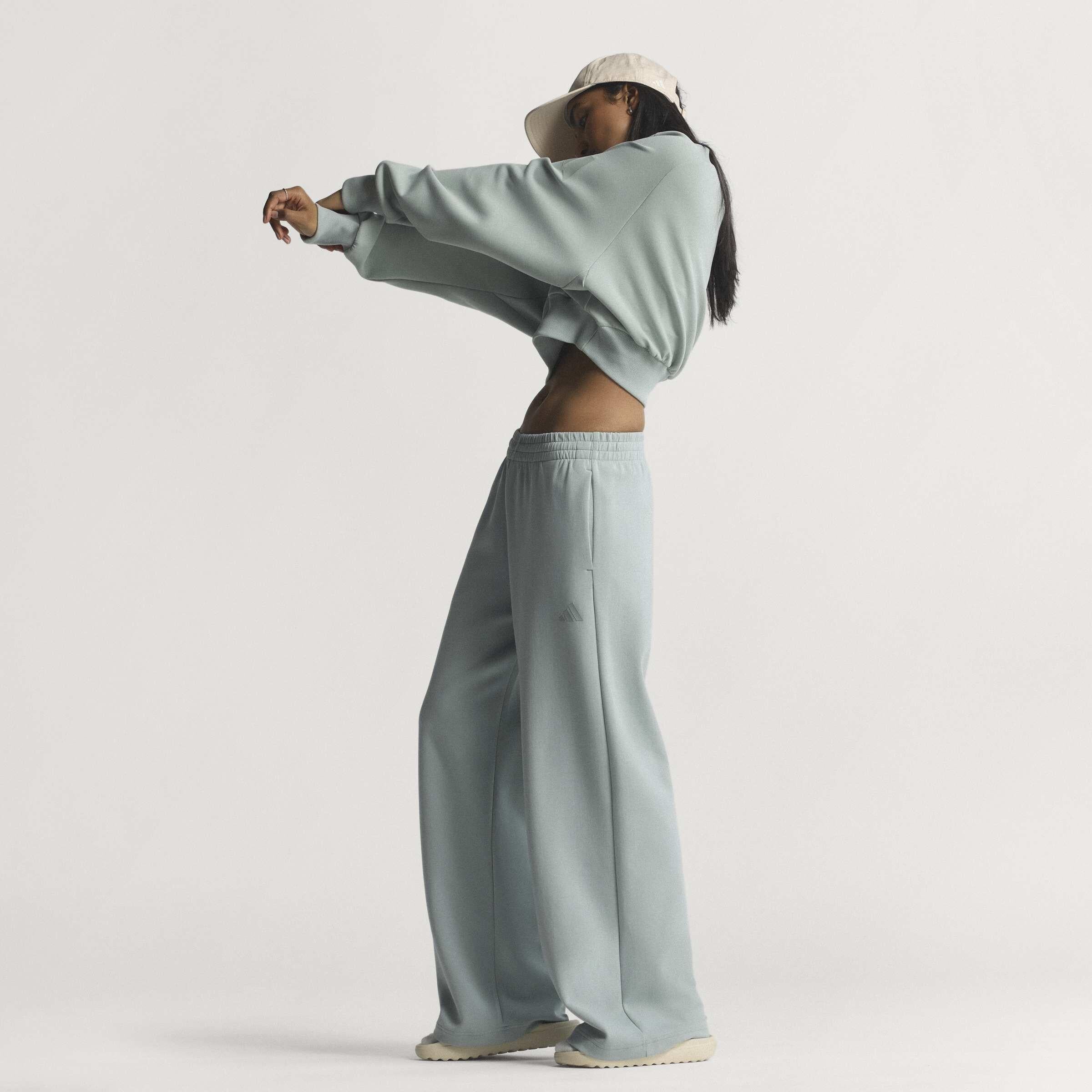 Joggpants SOFT LUX Wide Leg - WOSA - Grün