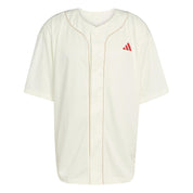 Baseballshirt mit Mesh - OWHITE/CRLI/PURRUB - Creme