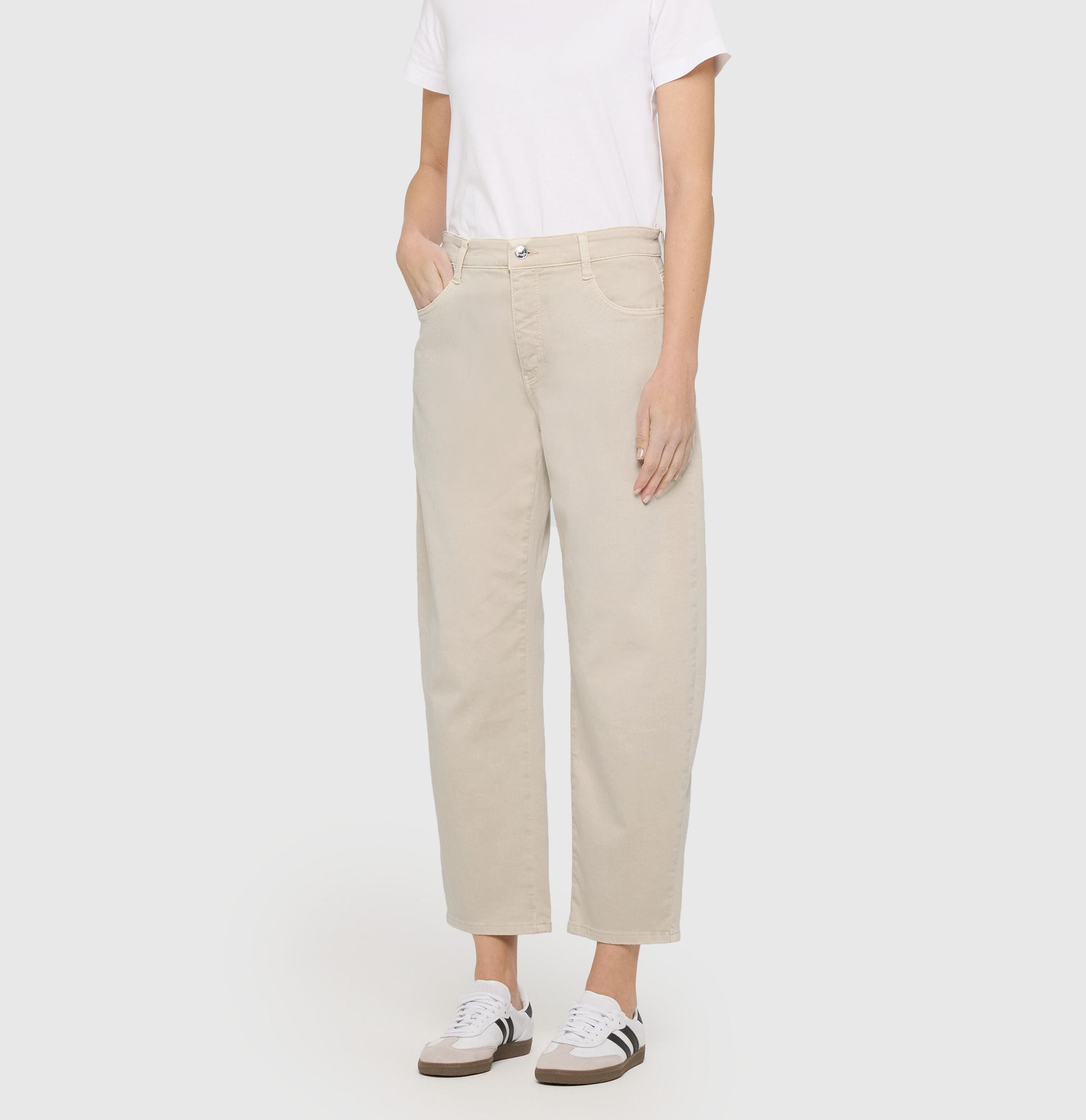 Jeans DANNI Barrel Fit - 208V ivory - Beige