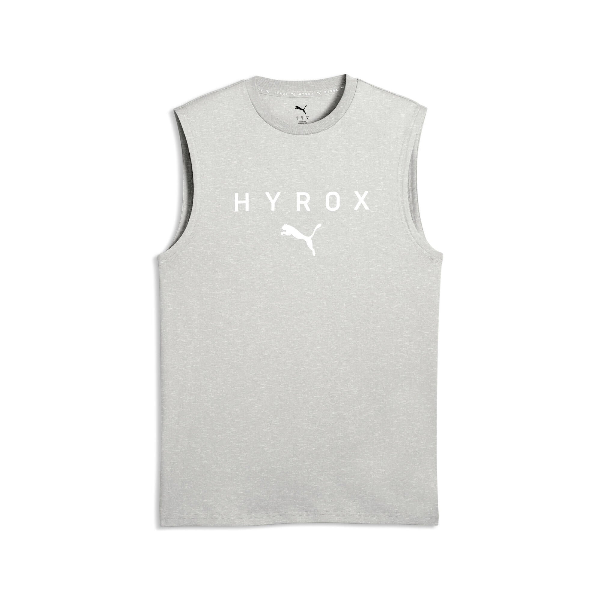 Tank-Top PUMA x HYROX - 004-Light Gray Heather - Grau