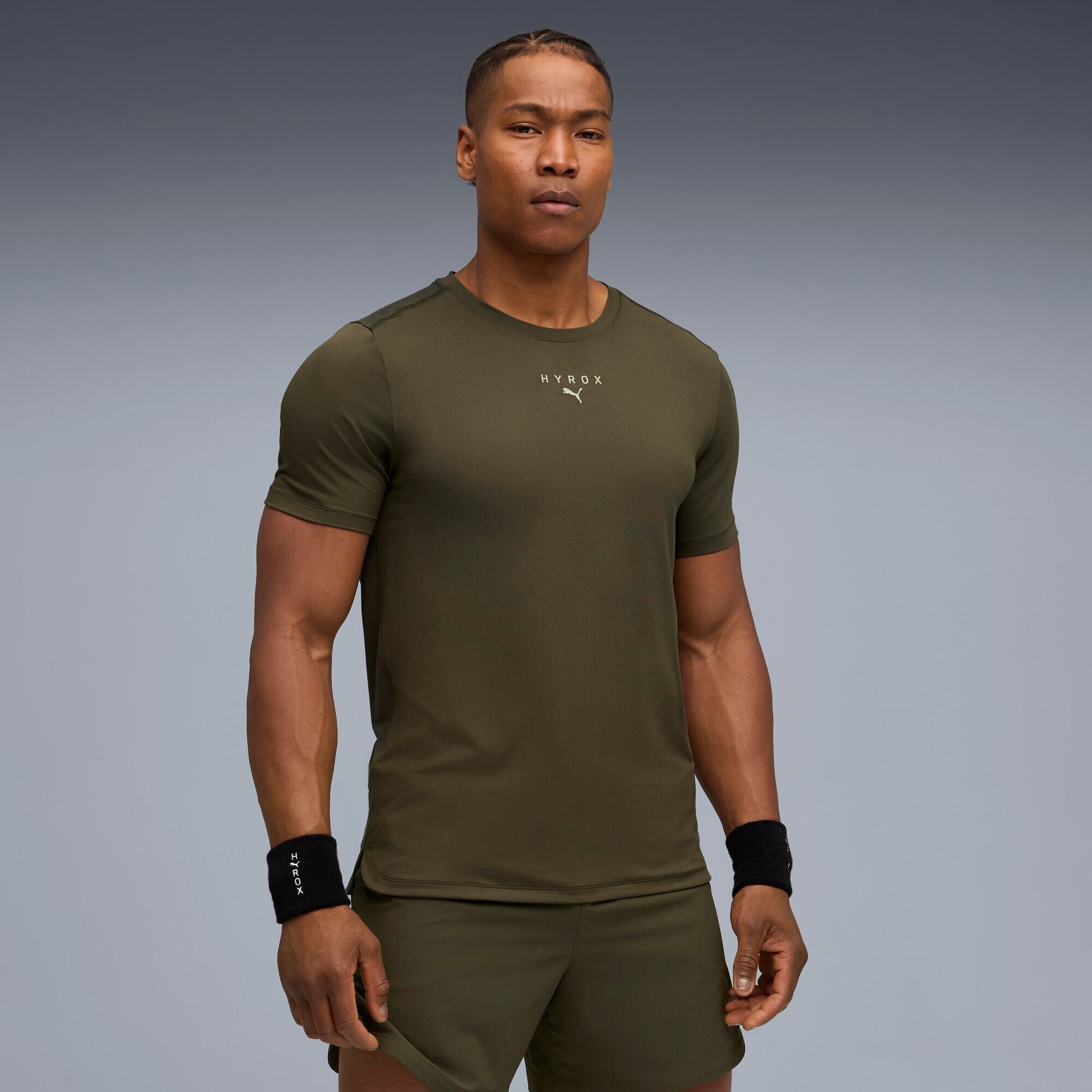 Funktionsshirt X HYROX CLOUDSPUN THERMOADAP - 070-Dark Olive - Khaki