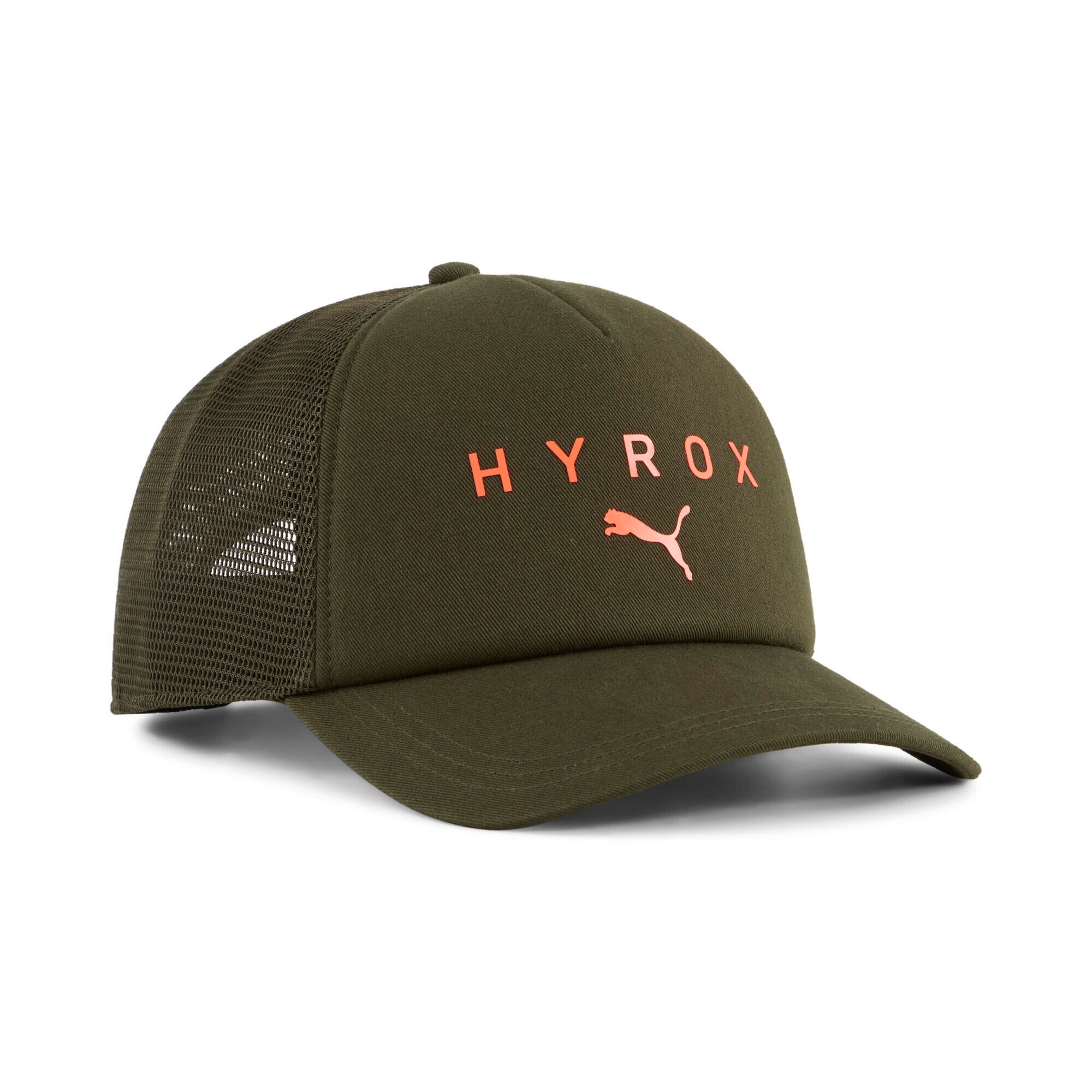Trucker Cap HYROX - 005-Dark Olive-Glowing Orange - Grün