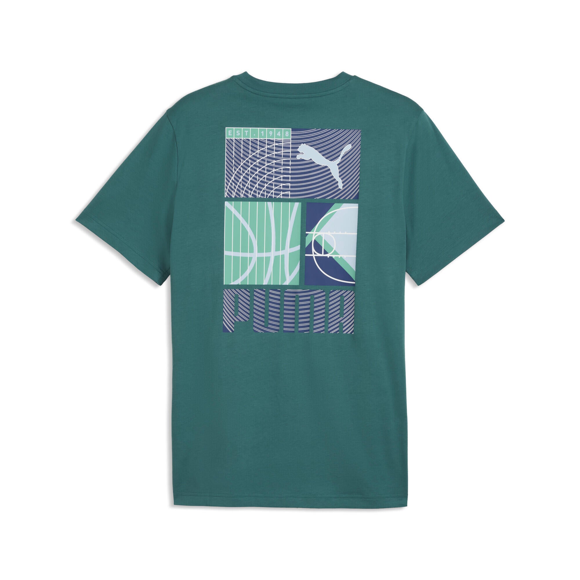 T-Shirt aus Baumwollmix - 041-Emerald Ice - Grün