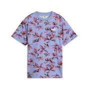 T-Shirt aus Baumwolle - 060-Intense Lavender - Blau