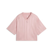 Fußballtrikot cropped mit Drycell - 026-Rosy Outlook - Rosa