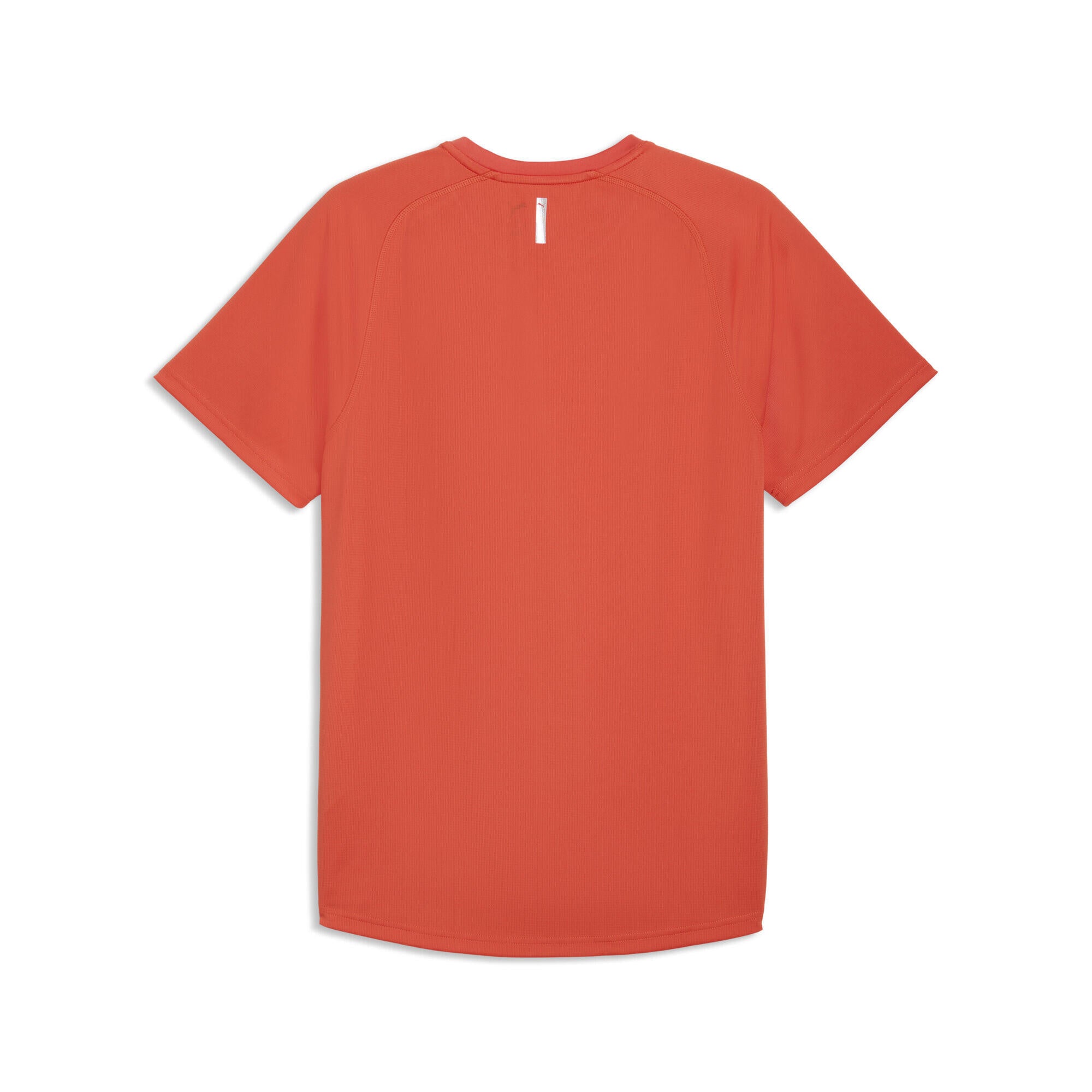 Funktionsshirt mit Rundhalsausschnitt - 024-Red Glamour - Orange