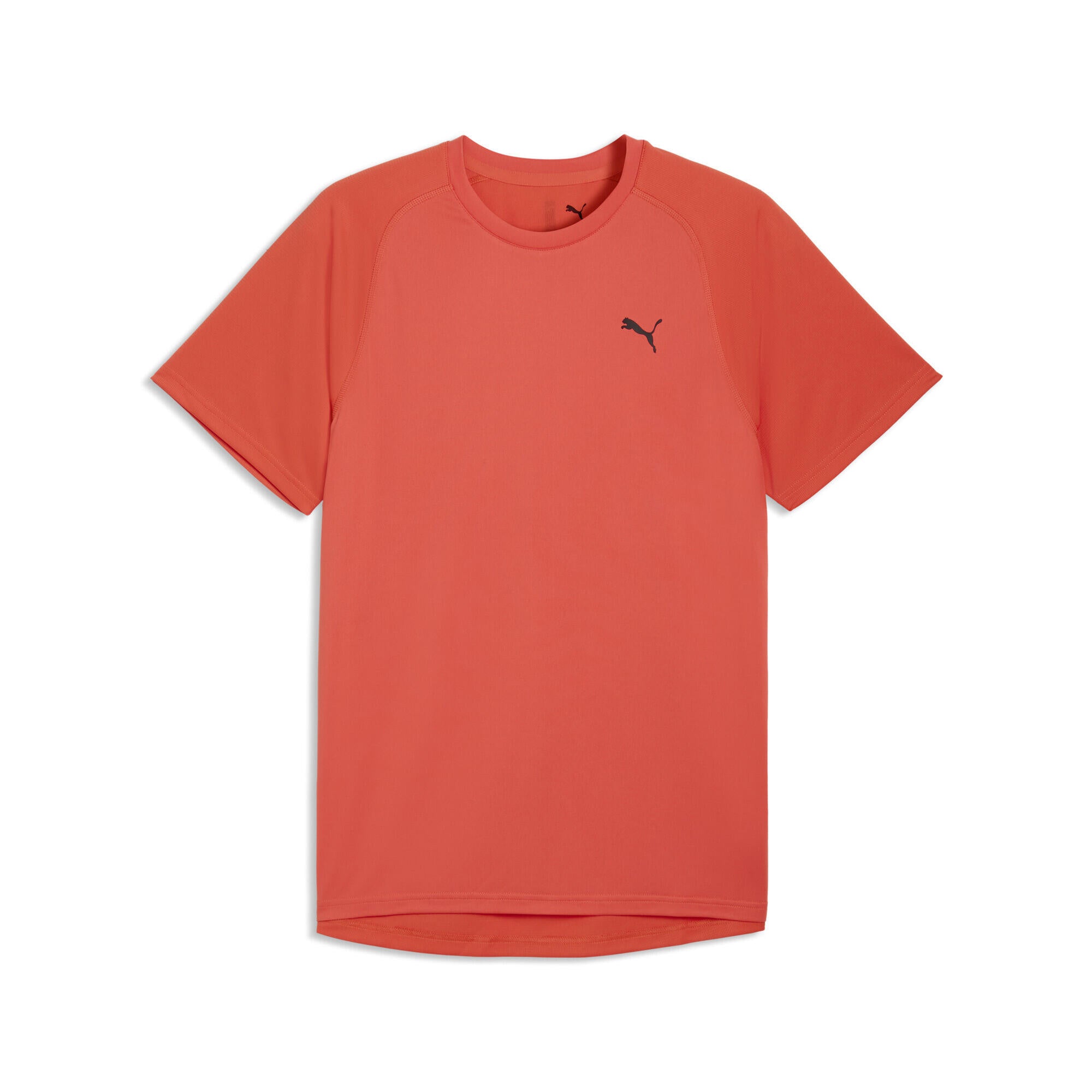 Funktionsshirt mit Rundhalsausschnitt - 024-Red Glamour - Orange