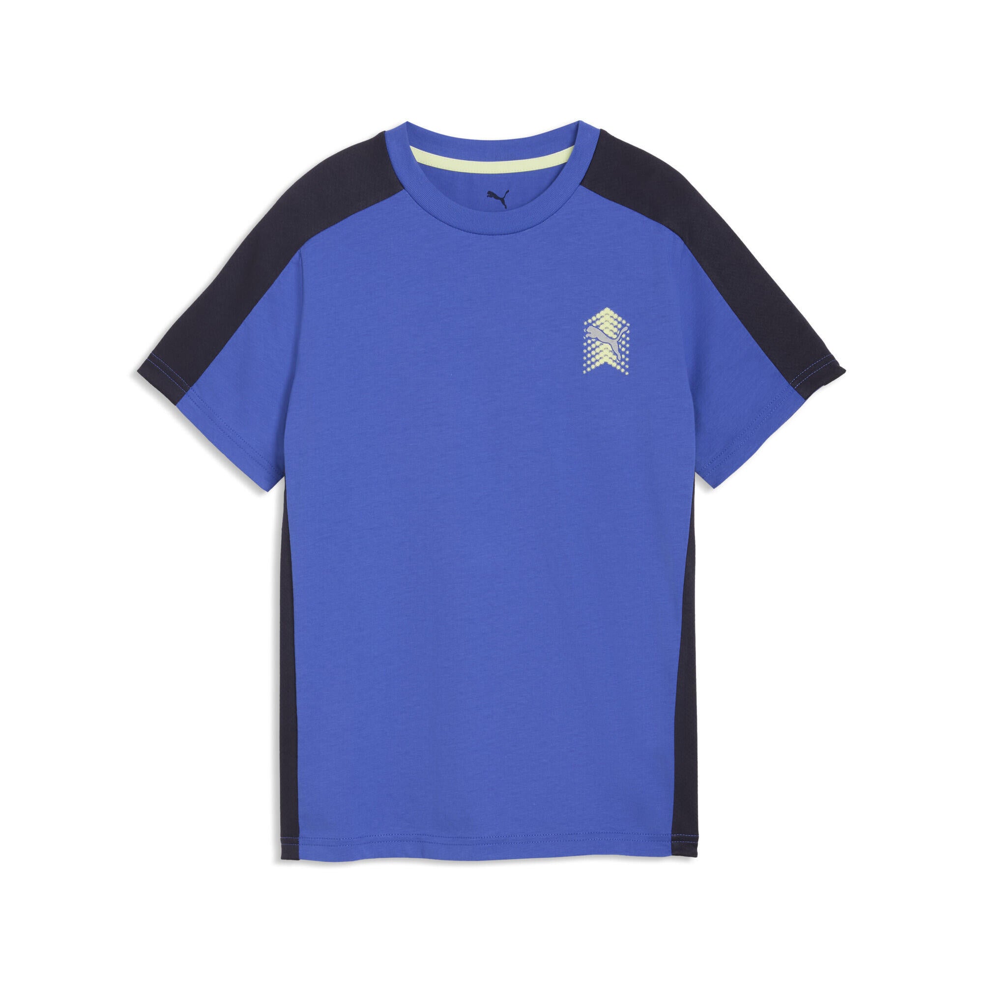 T-Shirt aus Baumwolle - 050-Royal Sapphire - Blau