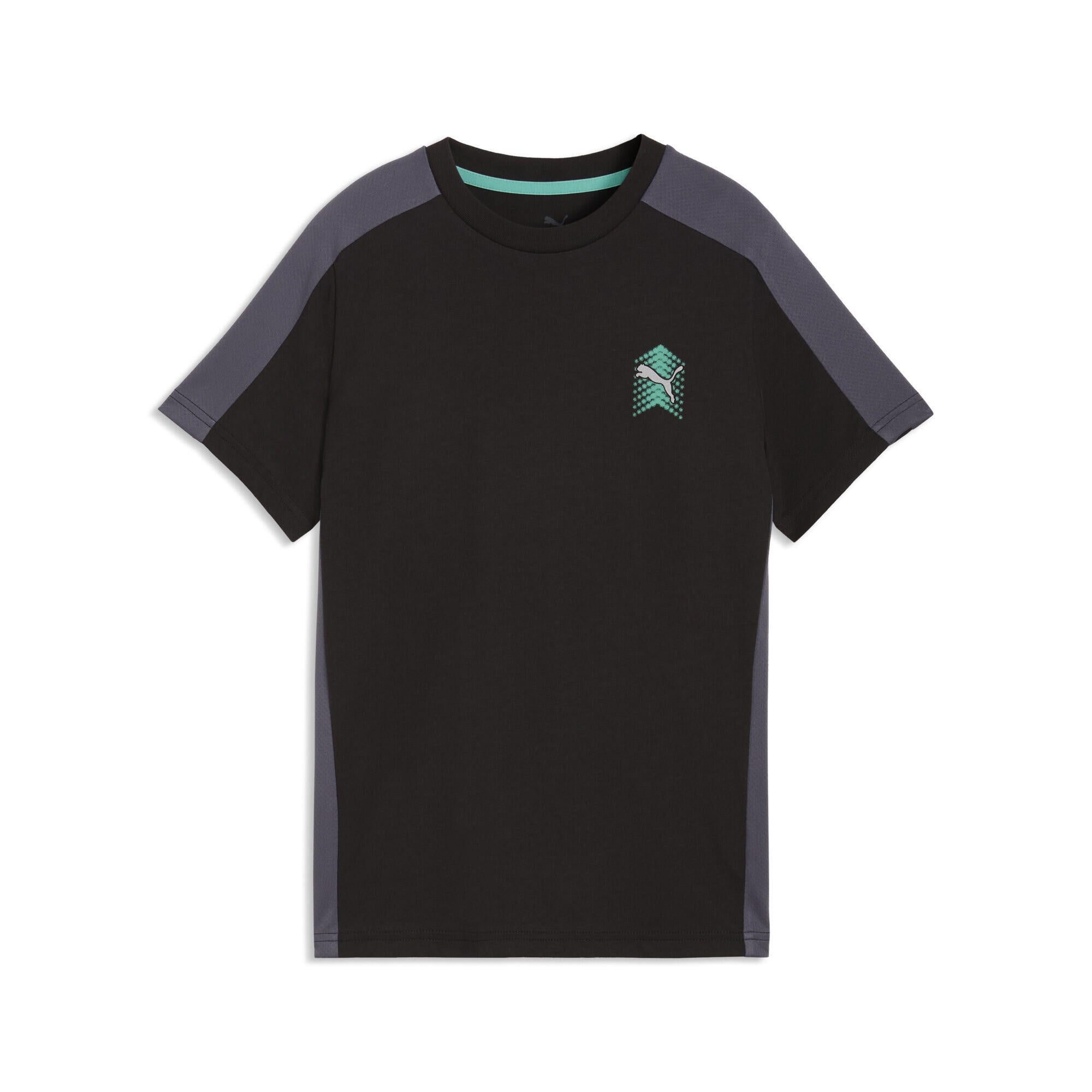 T-Shirt aus Baumwolle - 001-PUMA Black - Schwarz