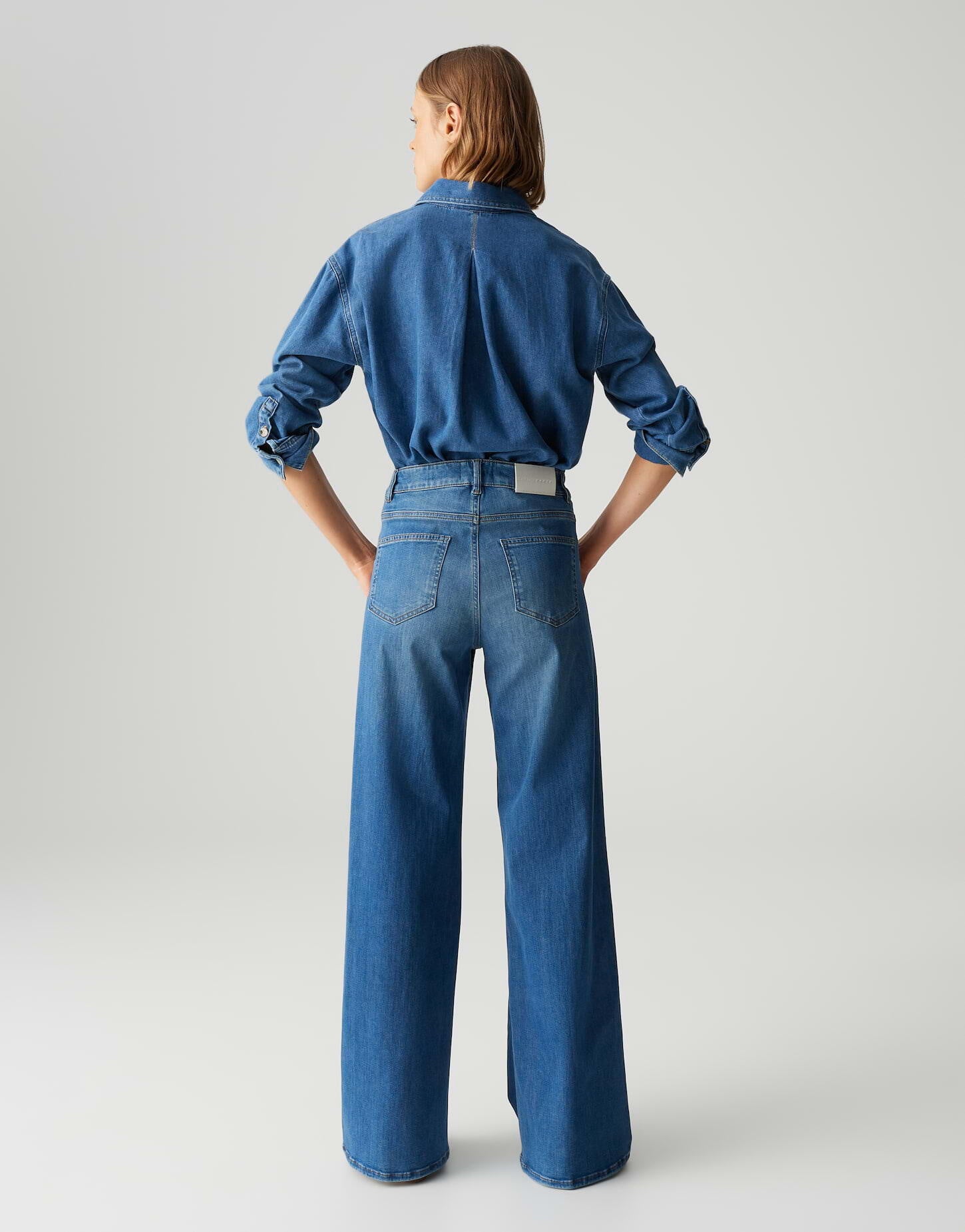 Jeans Wide Leg MELLY COOL - 70195-mid pacific blue - Blau