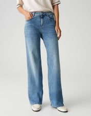 Jeans MELLY MODERN Wide Leg - 70190-light stormy blue - Blau