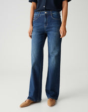 Jeans MELLY MODERN Wide Leg - 70193-mid stormy blue - Blau