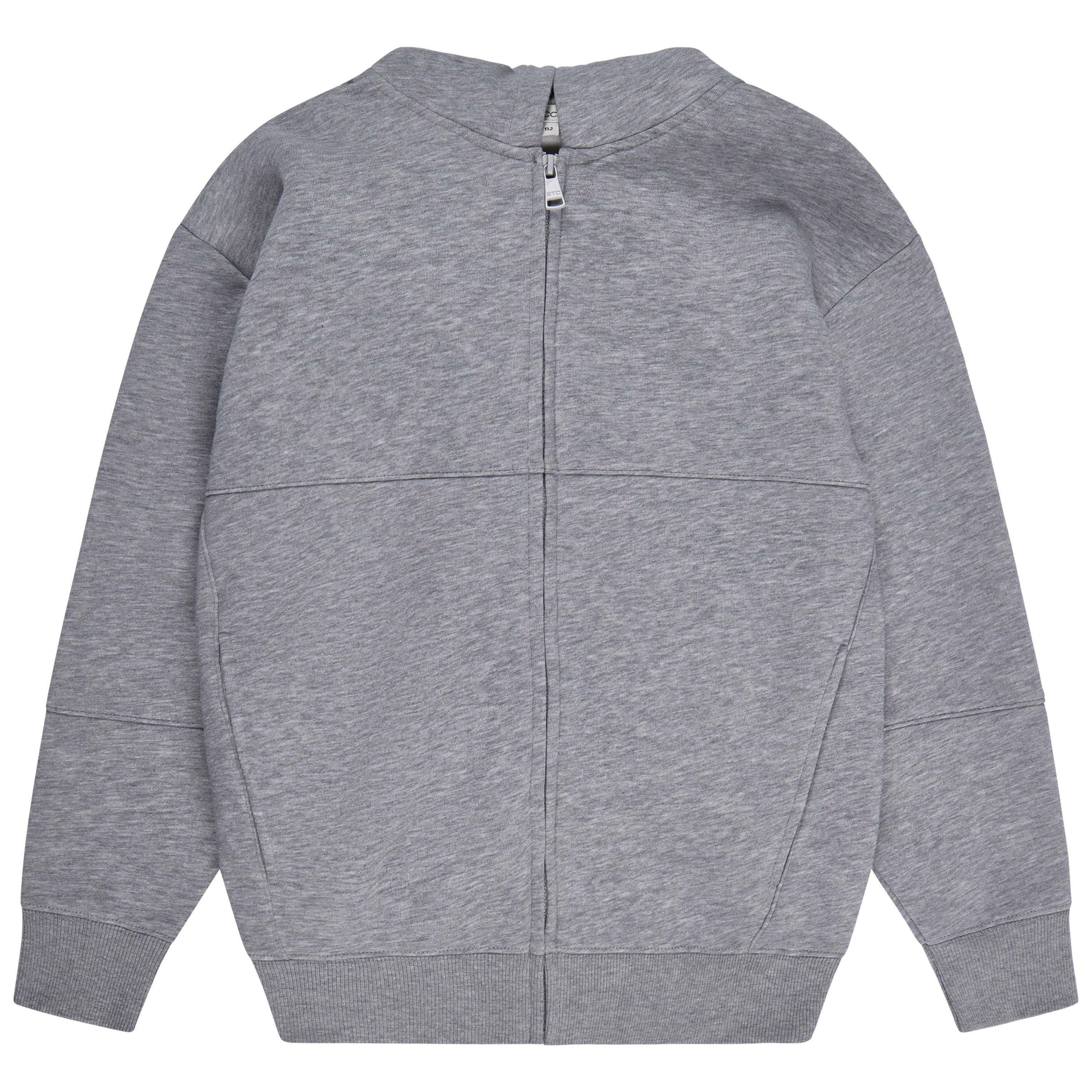 Sweatjacke - 802 GREY MEL - Grau