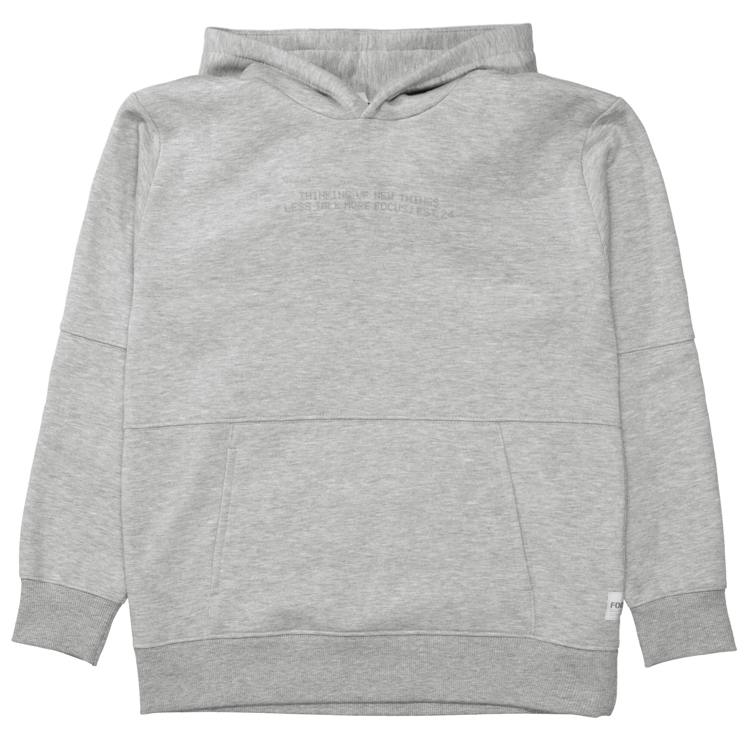 Sweathoodie aus Baumwollmix - 802 GREY MEL - Grau