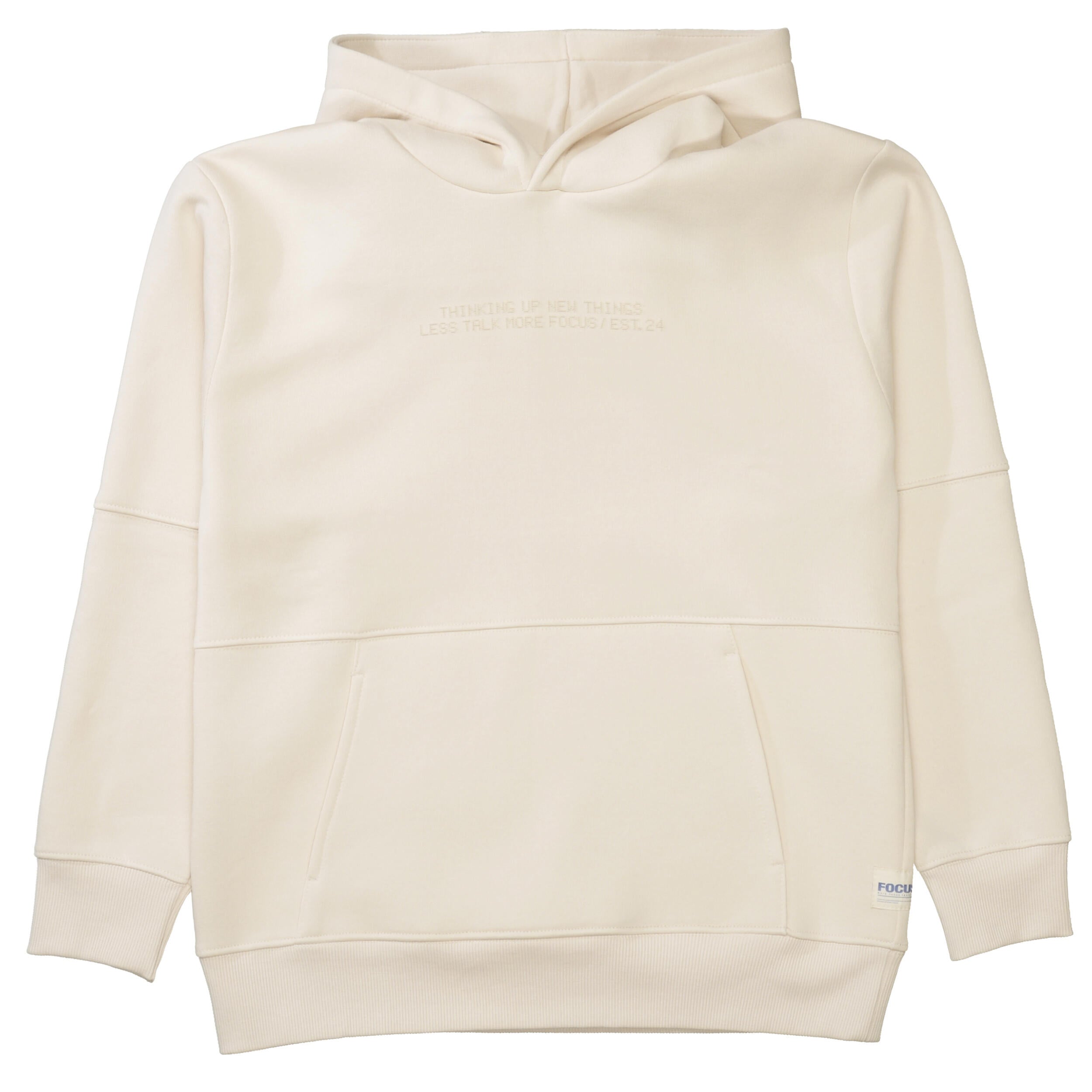 Sweathoodie aus Baumwollmix - 219 SANDSTONE - Beige