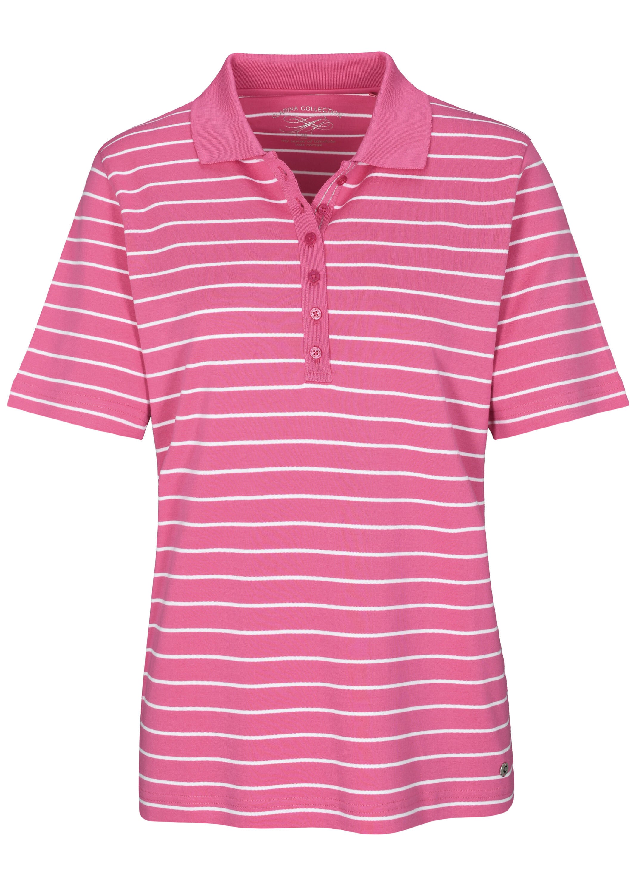 Poloshirt Comfort Fit - 415 415 PINK-WEISS - Pink