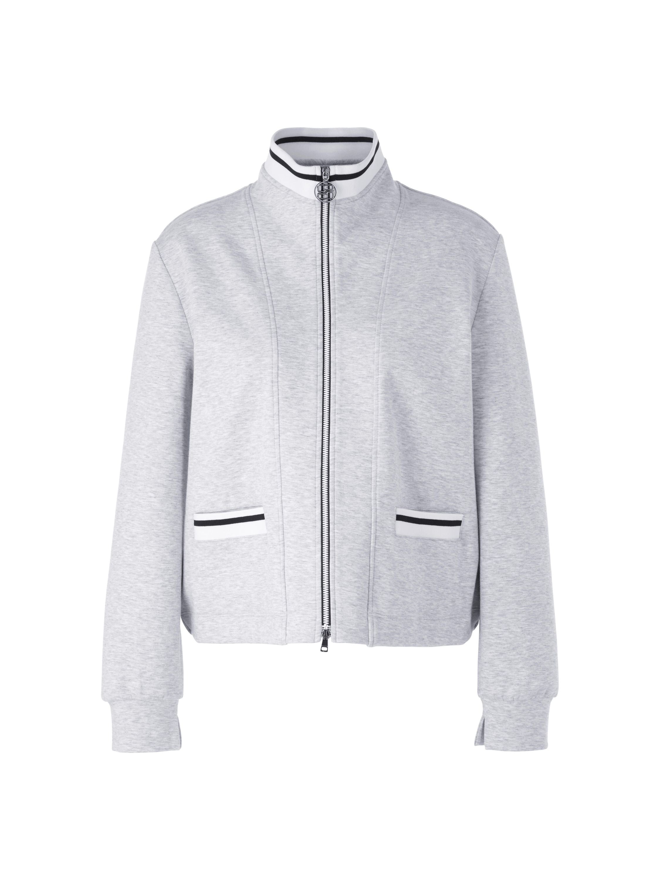 Sweatshirtjacke aus Baumwollmix - 810 - Grau