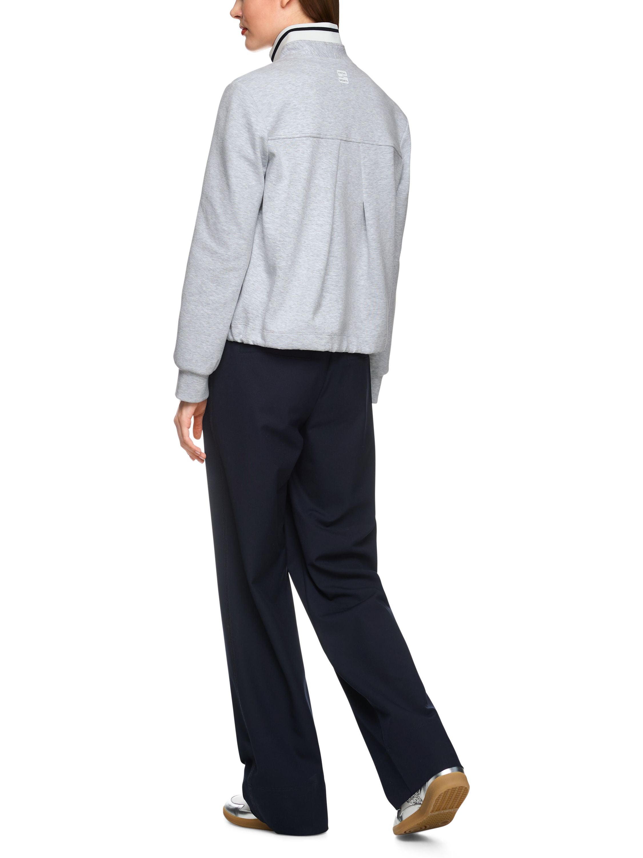 Sweatshirtjacke aus Baumwollmix - 810 - Grau