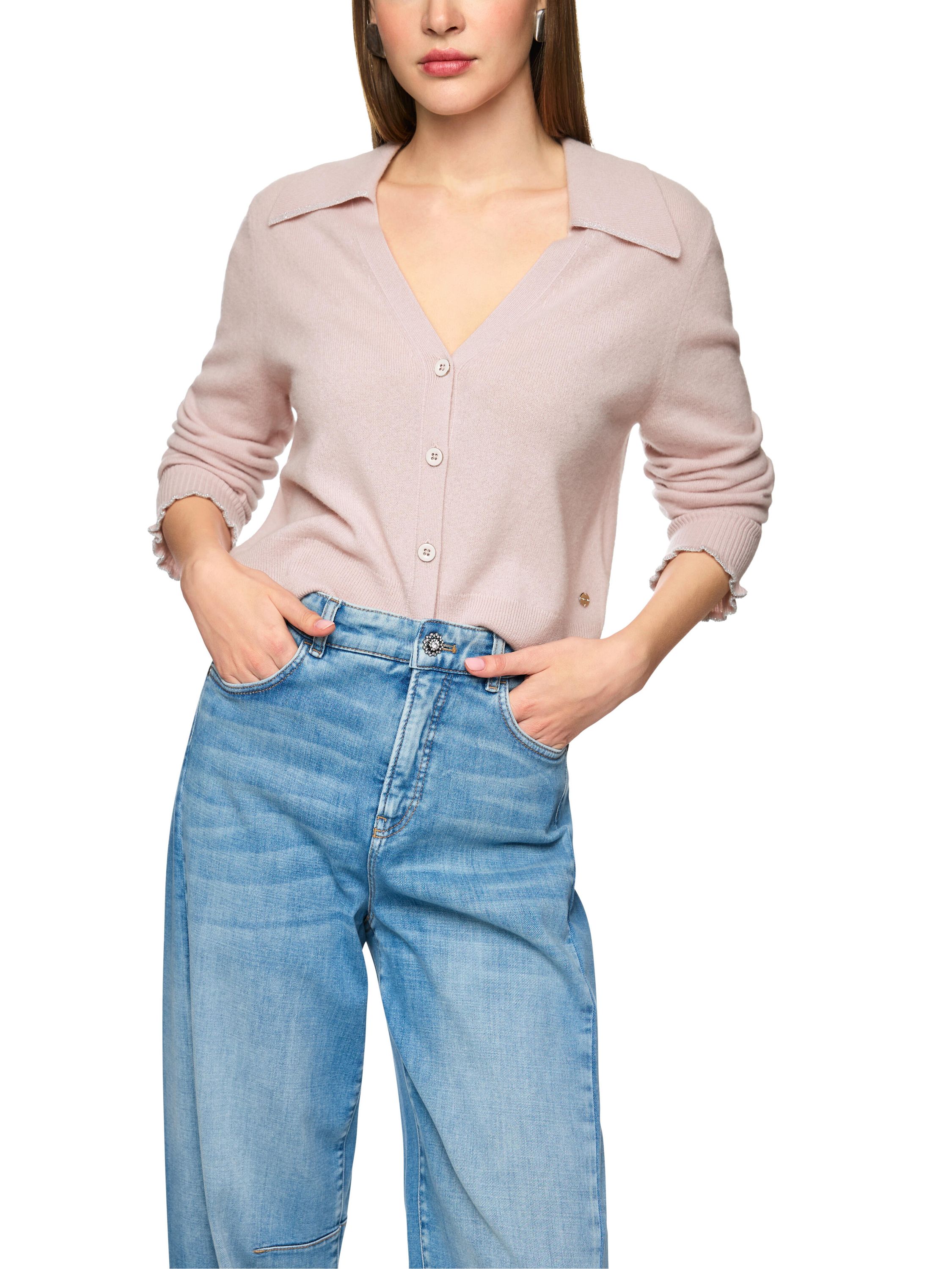 Strickcardigan aus Kaschmir - 702 - Rosa