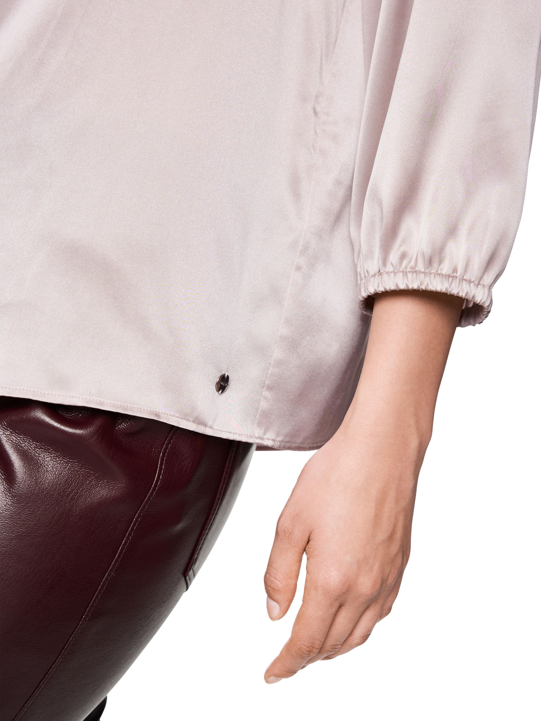 Schlupfbluse aus Seide - 702 - Beige