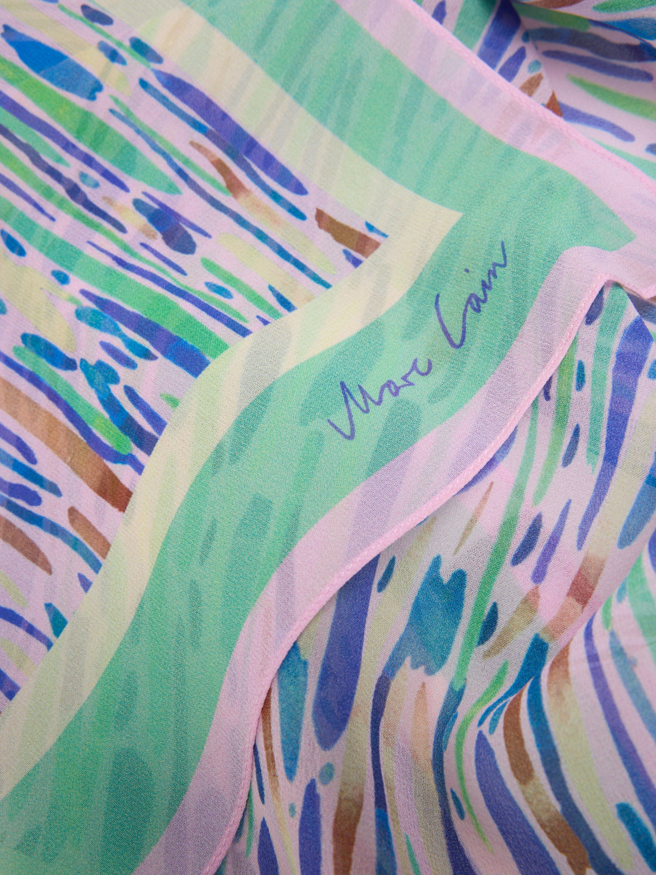 Schal aus Seide - 255 - Mehrfarbig