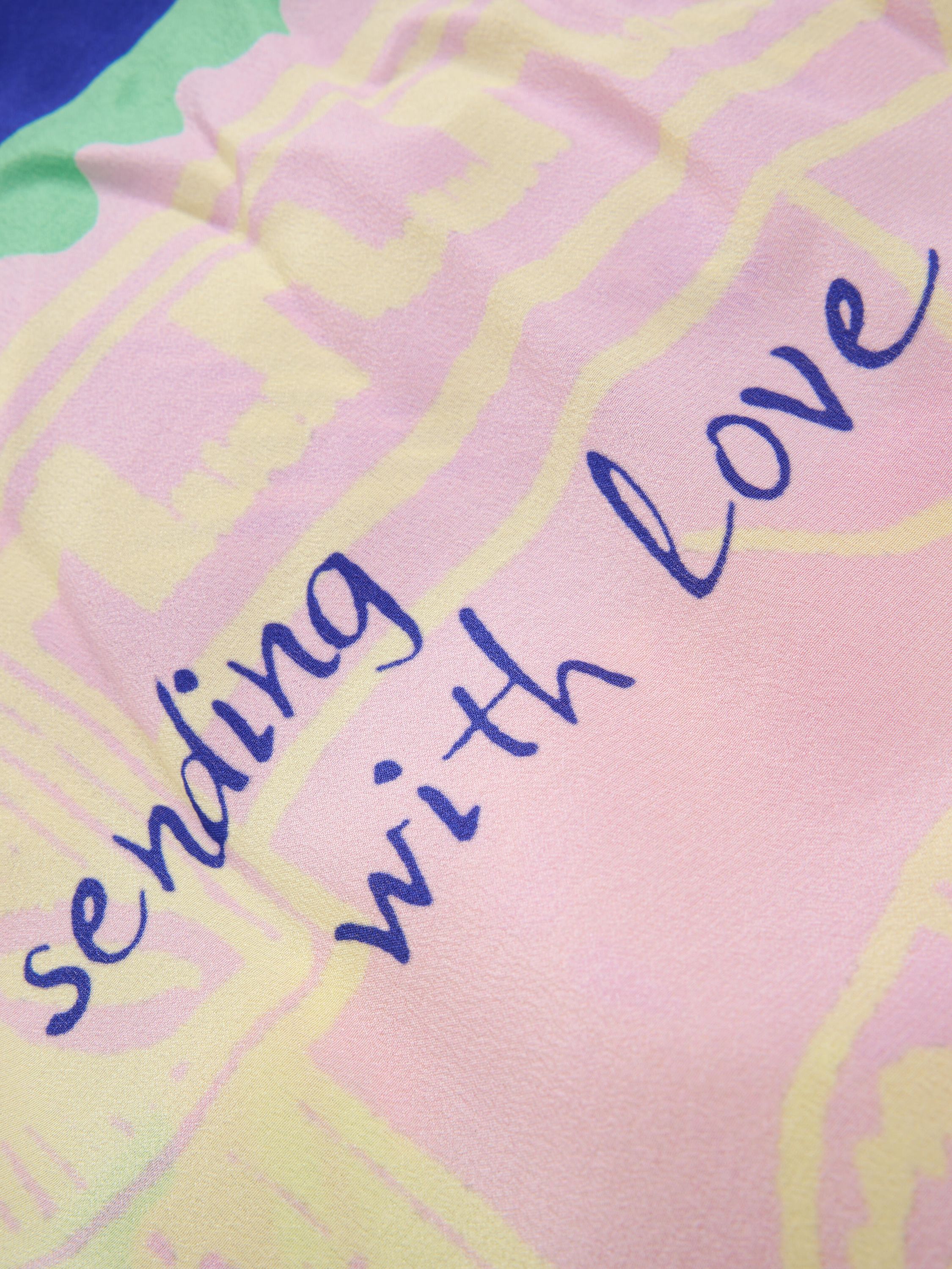 Schal aus Seide - 255 - Mehrfarbig