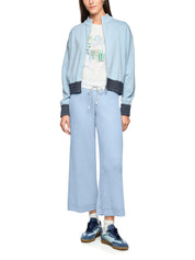 Stoffhose WELKOM Wide Leg - 316 - Blau