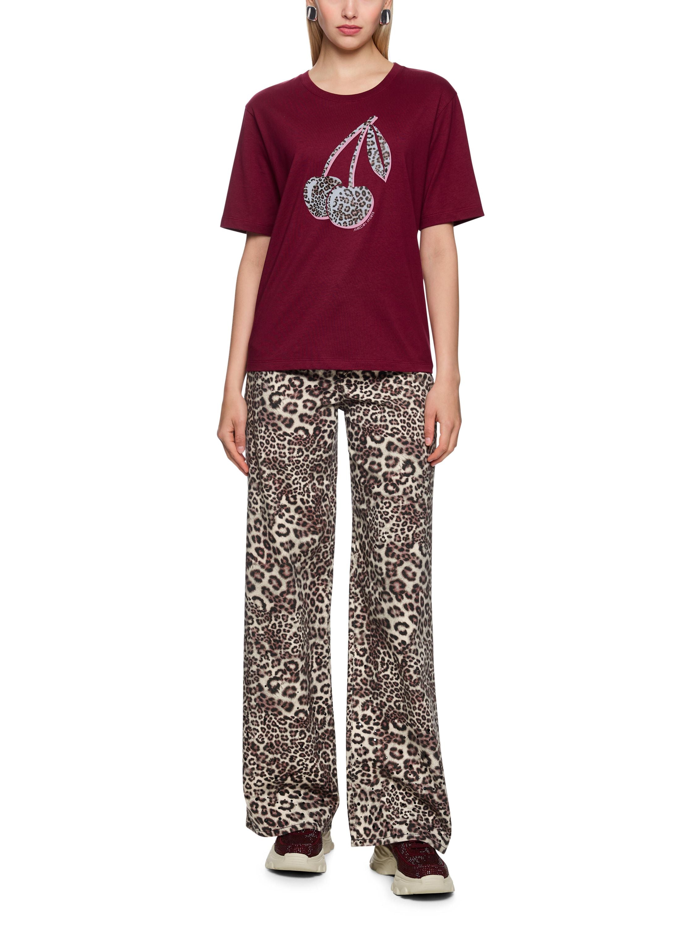 T-Shirt aus Baumwolle - 293 - Rot