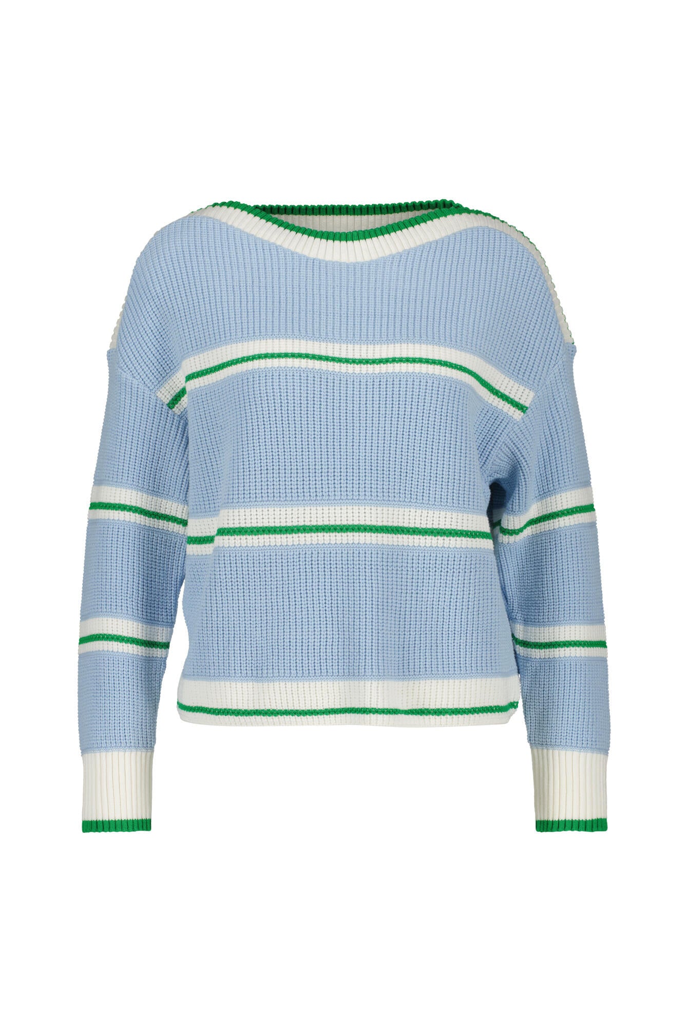 Strickpullover aus Baumwollmix - 316 - Blau