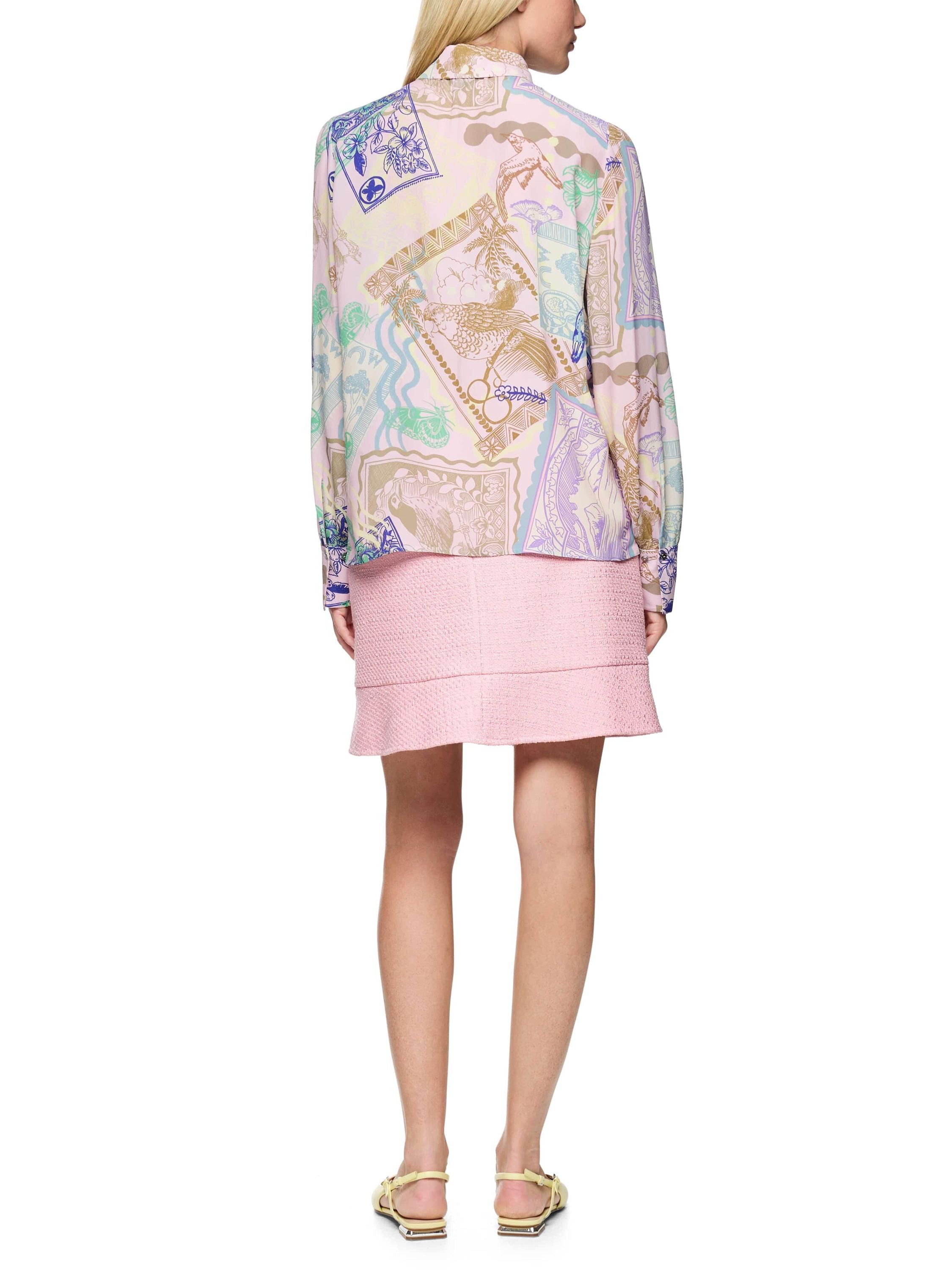 Bluse aus Viskosemix - 255 - Rosa