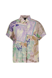 Bluse aus Baumwolle - 255 - Rosa