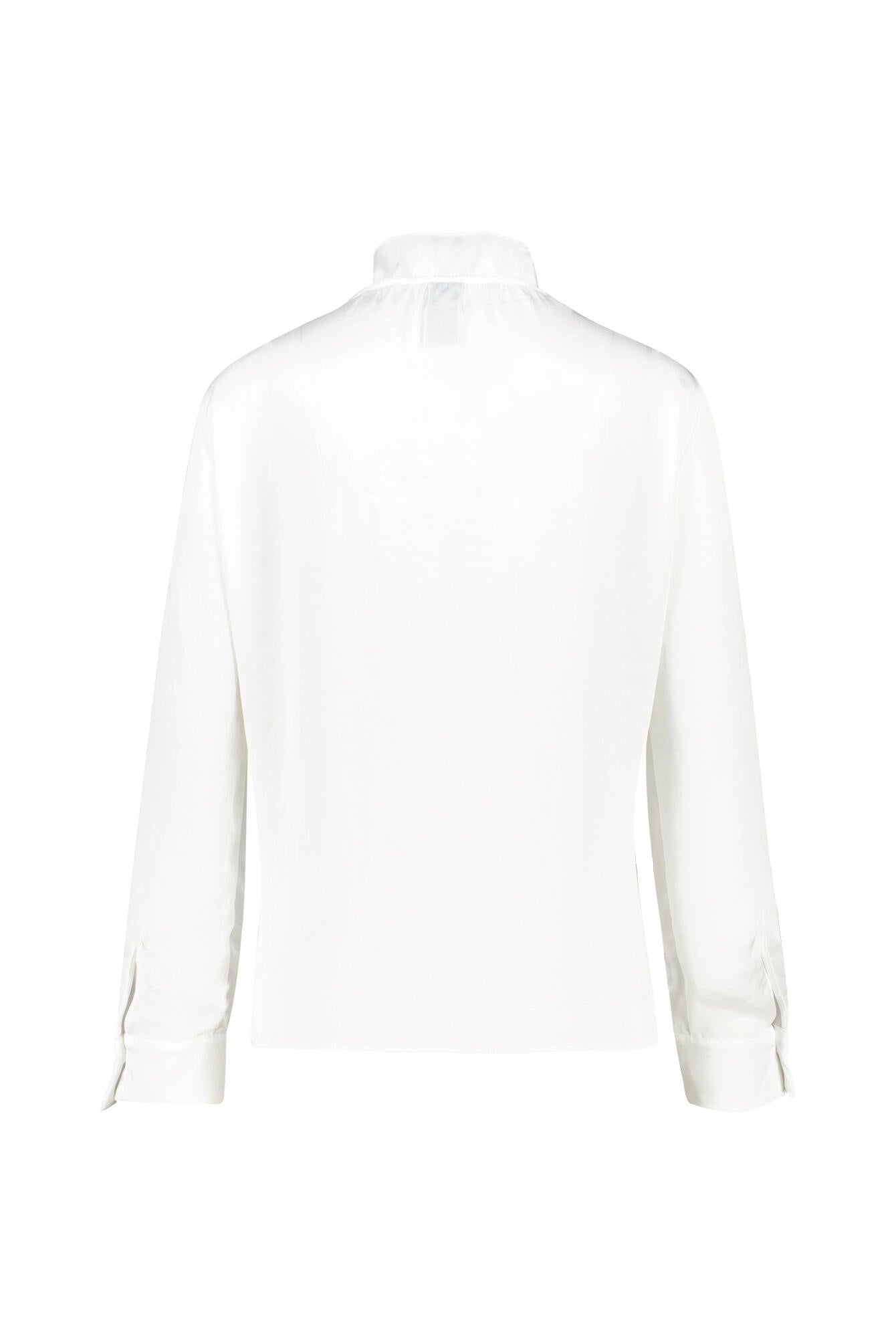 Schlupfbluse mit Stehkragen - 100 - Weiß